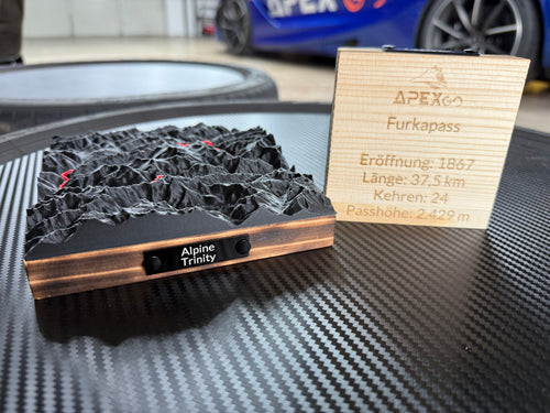 3D-Modell Alpenpass (diverse verfügbar)